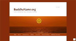 Desktop Screenshot of buddhaname.org
