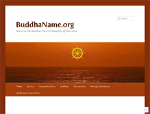 Tablet Screenshot of buddhaname.org